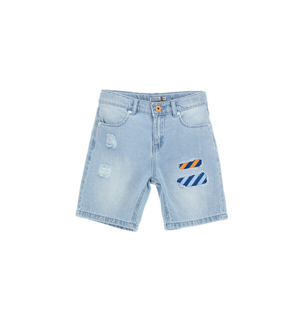 Marine biologist boy denim bermuda 2
