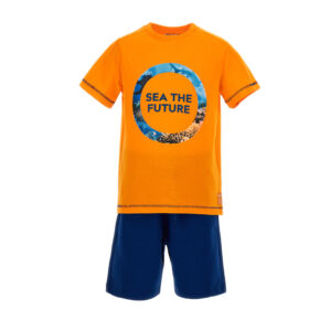 Marine biologist boy t-shirt and bermuda set 1