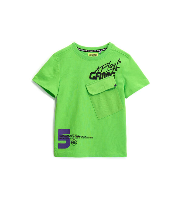 Street sport boy t-shirt with pocket