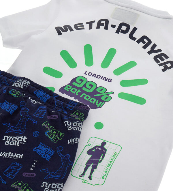 Street sport boy t-shirts and shorts sets 10 – Image 2