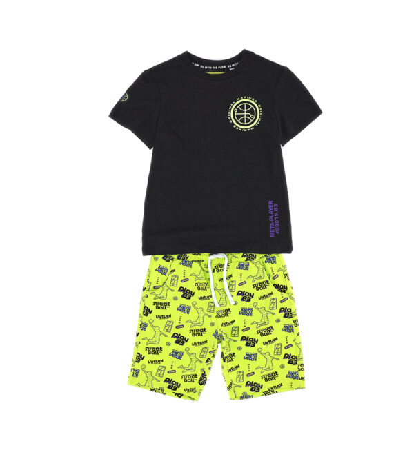 Street sport boy t-shirts and shorts sets 10 – Image 3