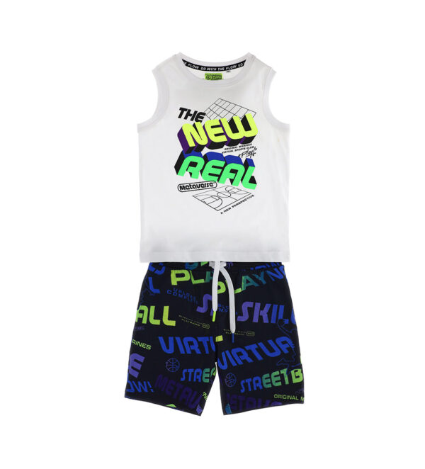 Street sport boy t-shirts and shorts sets 11