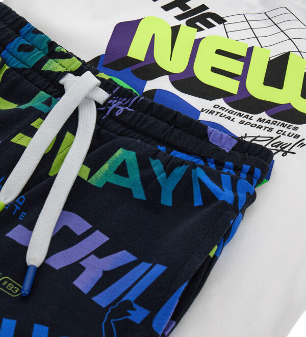 Street sport boy t-shirts and shorts sets 11 – Image 2