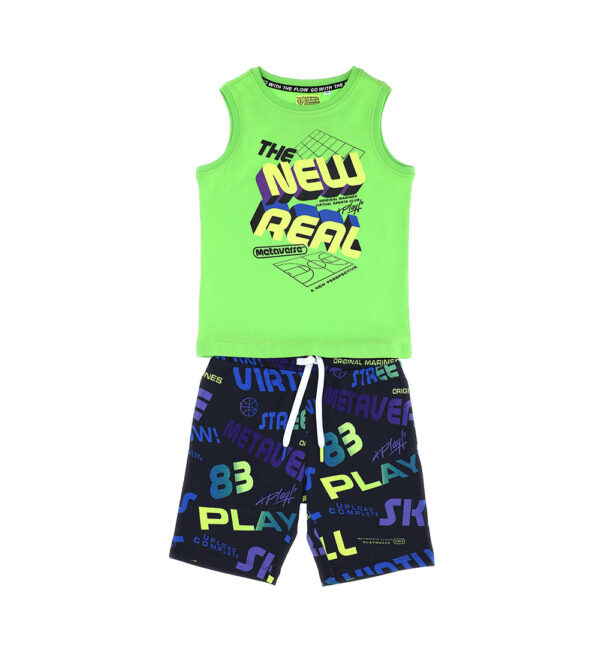 Street sport boy t-shirts and shorts sets 11 – Image 5
