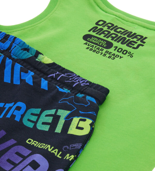 Street sport boy t-shirts and shorts sets 11 – Image 4