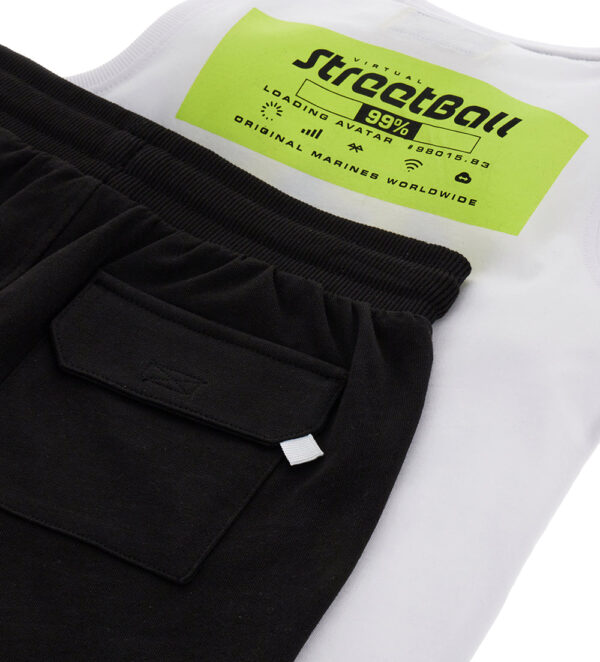 Street sport boy t-shirts and shorts sets 12 – Image 2