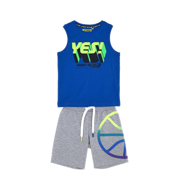 Street sport boy t-shirts and shorts sets 12 – Image 3