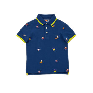 Surf Spirit Boy Piquet Polo Shirt