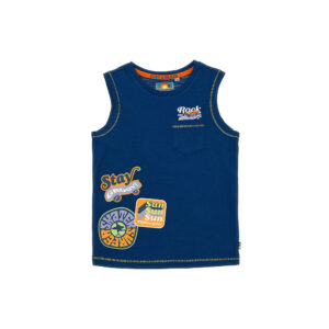 Surf spirit boy tank top with pocket