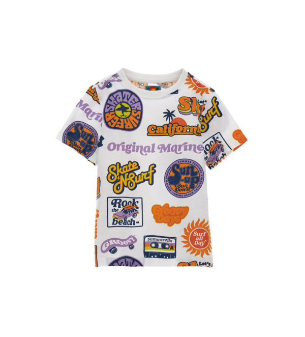 Surf spirit boy slub cotton t-shirt 1 – Image 6