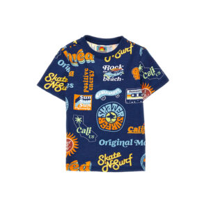 Surf spirit boy slub cotton t-shirt 1