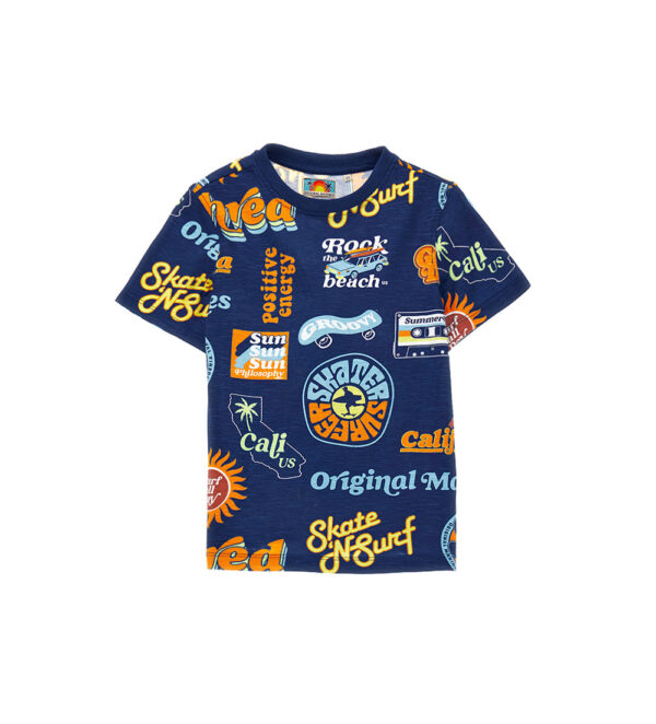 Surf spirit boy slub cotton t-shirt 1