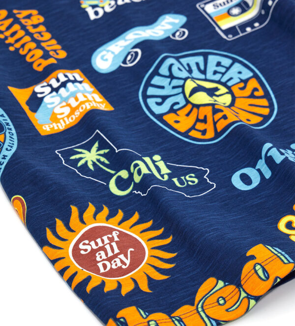Surf spirit boy slub cotton t-shirt 1 – Image 4