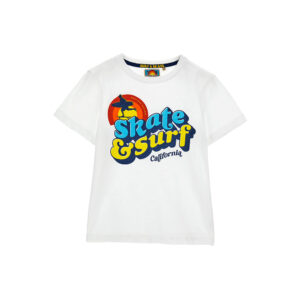 Surf Spirit Boy T-Shirt In Slub Cotton