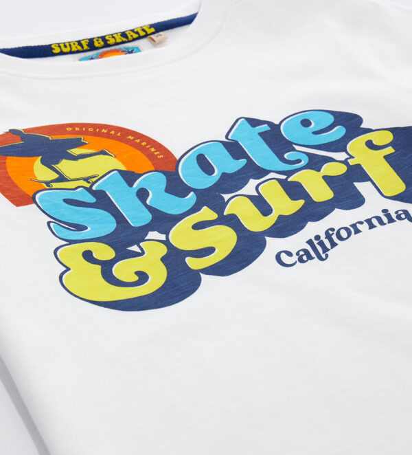 Surf spirit boy t-shirt in slub cotton 1 – Image 7