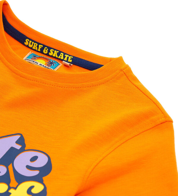 Surf spirit boy t-shirt in slub cotton 1 – Image 2