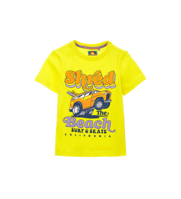Surf spirit boy slub cotton t-shirt 2