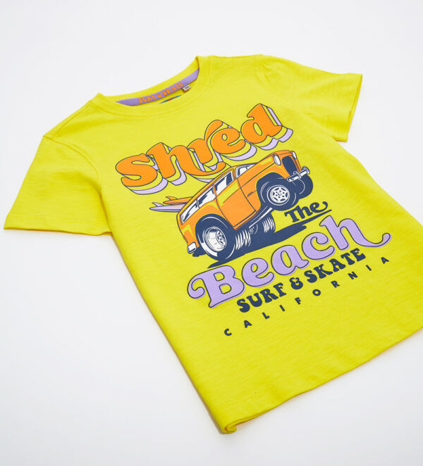 Surf spirit boy slub cotton t-shirt 2 – Image 4