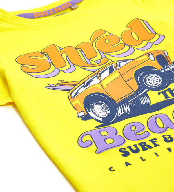 Surf spirit boy slub cotton t-shirt 2 – Image 3