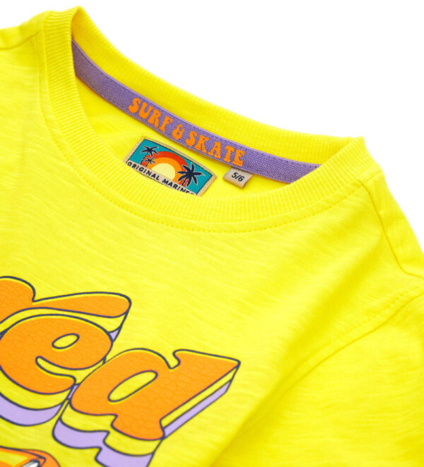 Surf spirit boy slub cotton t-shirt 2 – Image 2