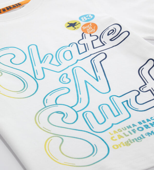 Surf spirit boy t-shirt in slub cotton 2 – Image 12