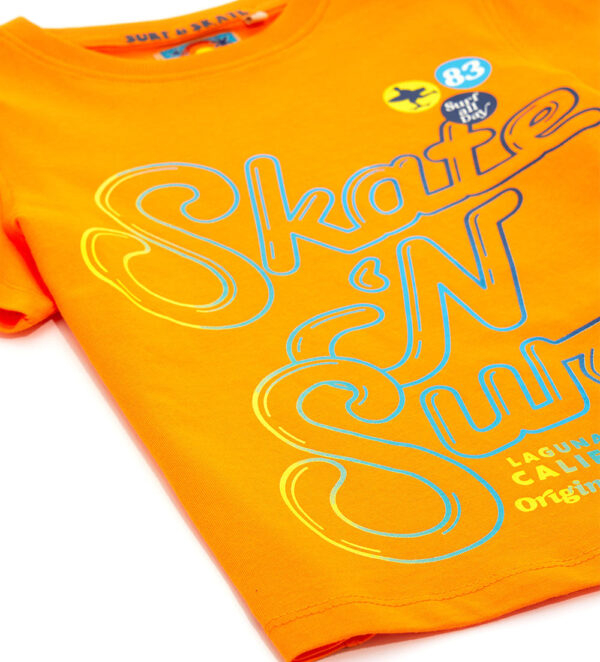 Surf spirit boy t-shirt in slub cotton 2 – Image 3