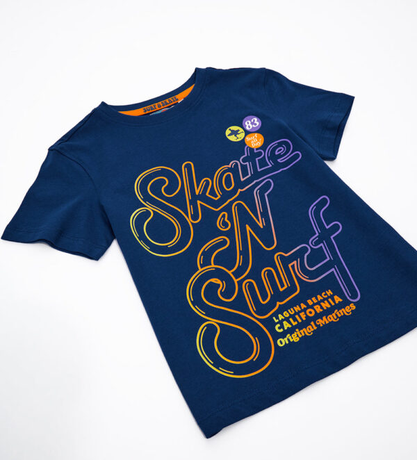 Surf spirit boy t-shirt in slub cotton 2 – Image 8
