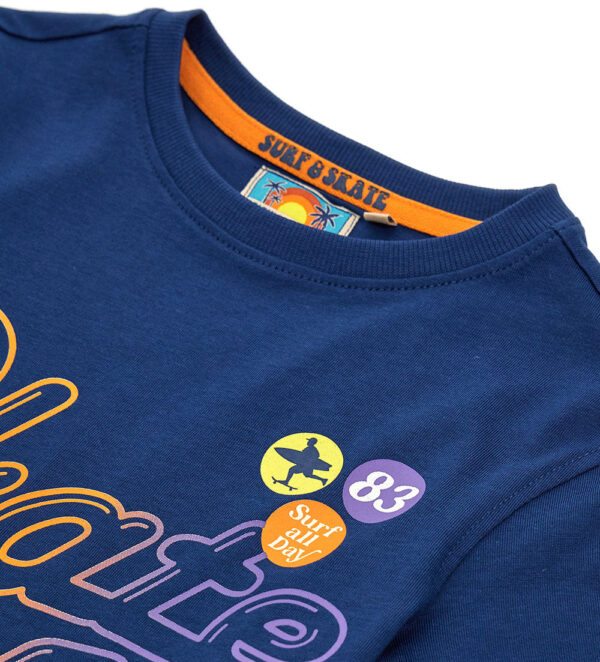 Surf spirit boy t-shirt in slub cotton 2 – Image 7