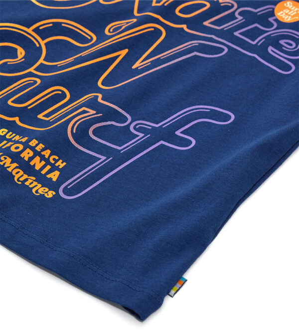 Surf spirit boy t-shirt in slub cotton 2 – Image 9