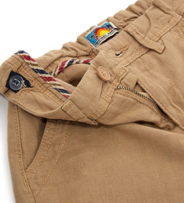 Surf Spirit Boy Linen Blend Bermuda – Image 4