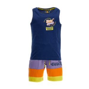 Surf spirit boy tank top and bermuda set 2