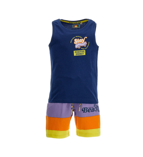 Surf spirit boy tank top and bermuda set 2
