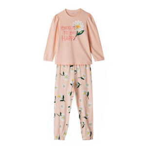 Good night girl long cotton pajamas 4