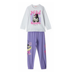 Good night girl long cotton pajamas 5