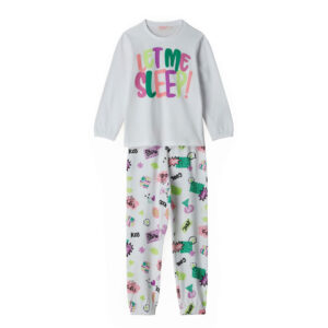 Good night girl long cotton pajamas 6