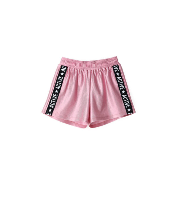 Active girl shorts in technical fabric