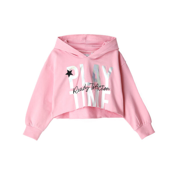 Active girl short sweatshirt