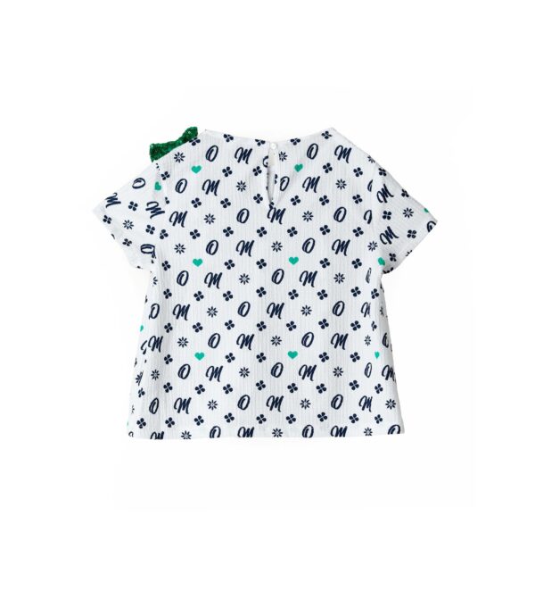 Miss Couture Girl Blouse With Bow – Image 2