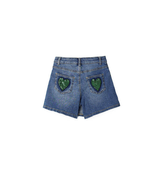 Miss Couture Girl Denim Pants Skirt – Image 2