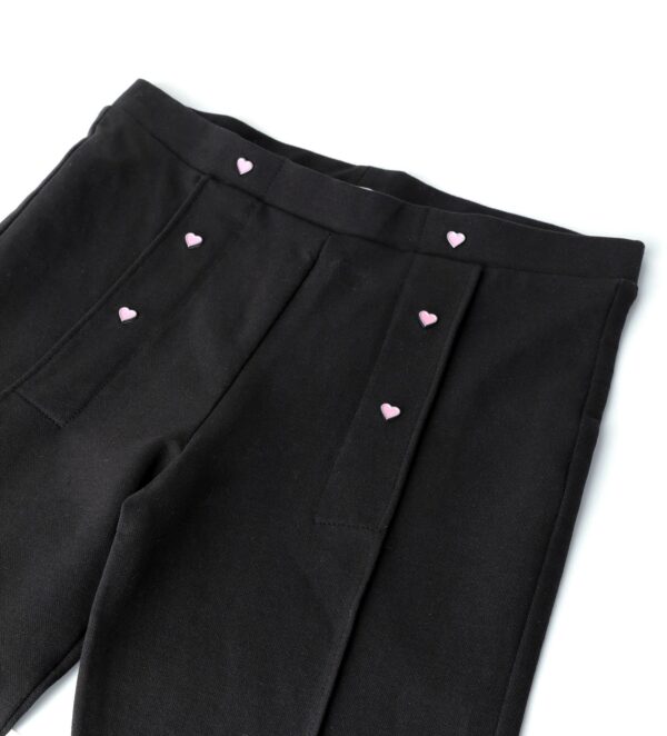 Miss Couture Girl Leggings With Buttons – Image 4