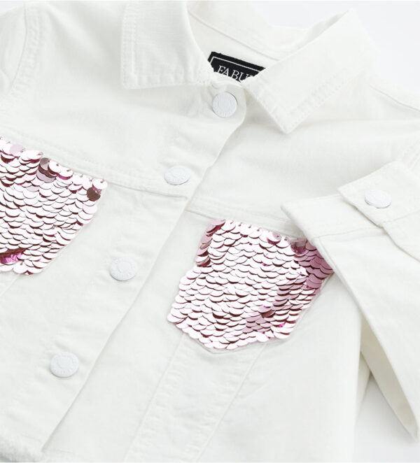 Jackets Girl Jacket With Sequins – Image 4