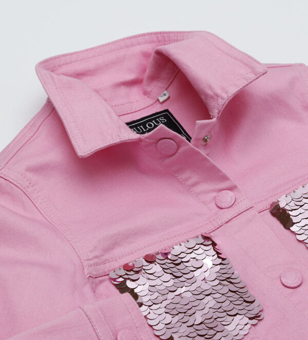 Jackets Girl Jacket With Sequins – Image 9