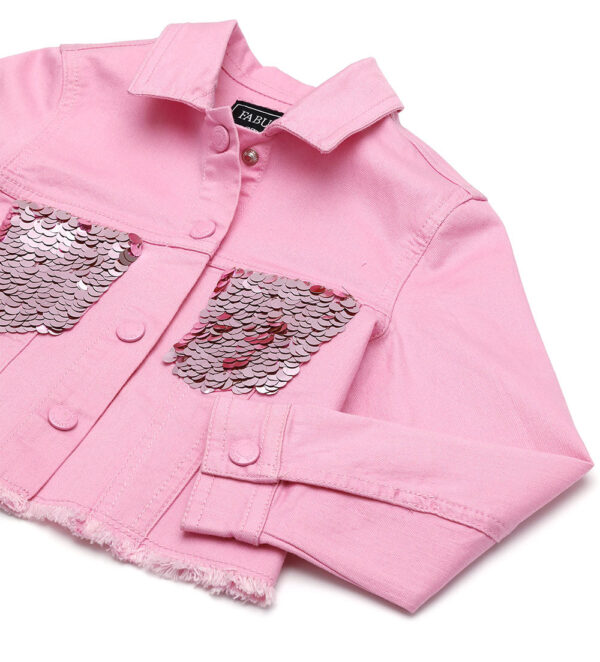 Jackets girl jacket with sequins 2 – Image 6