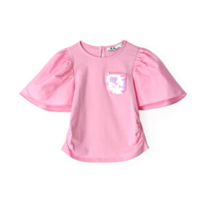 Street Chic Girl T-Shirt With Flared Sleeves