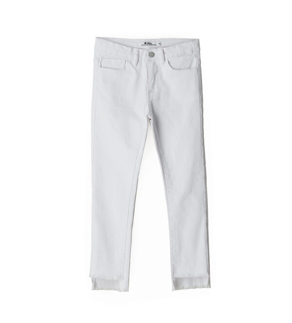 Street chic girl trousers with fringes