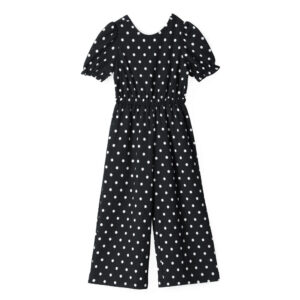 Street chic girl crepe jumpsuit