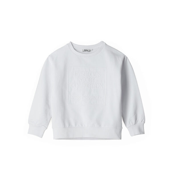 Street Chic Girl Sweatshirt With Applications