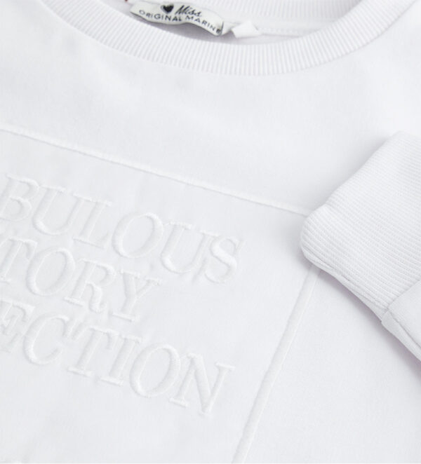 Street Chic Girl Sweatshirt With Applications – Image 2