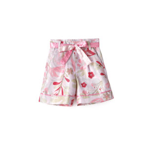 Special day girl damascated bermuda shorts