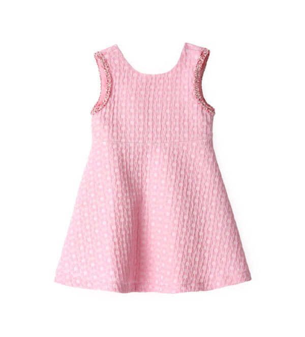 Special day girl tweed effect dress